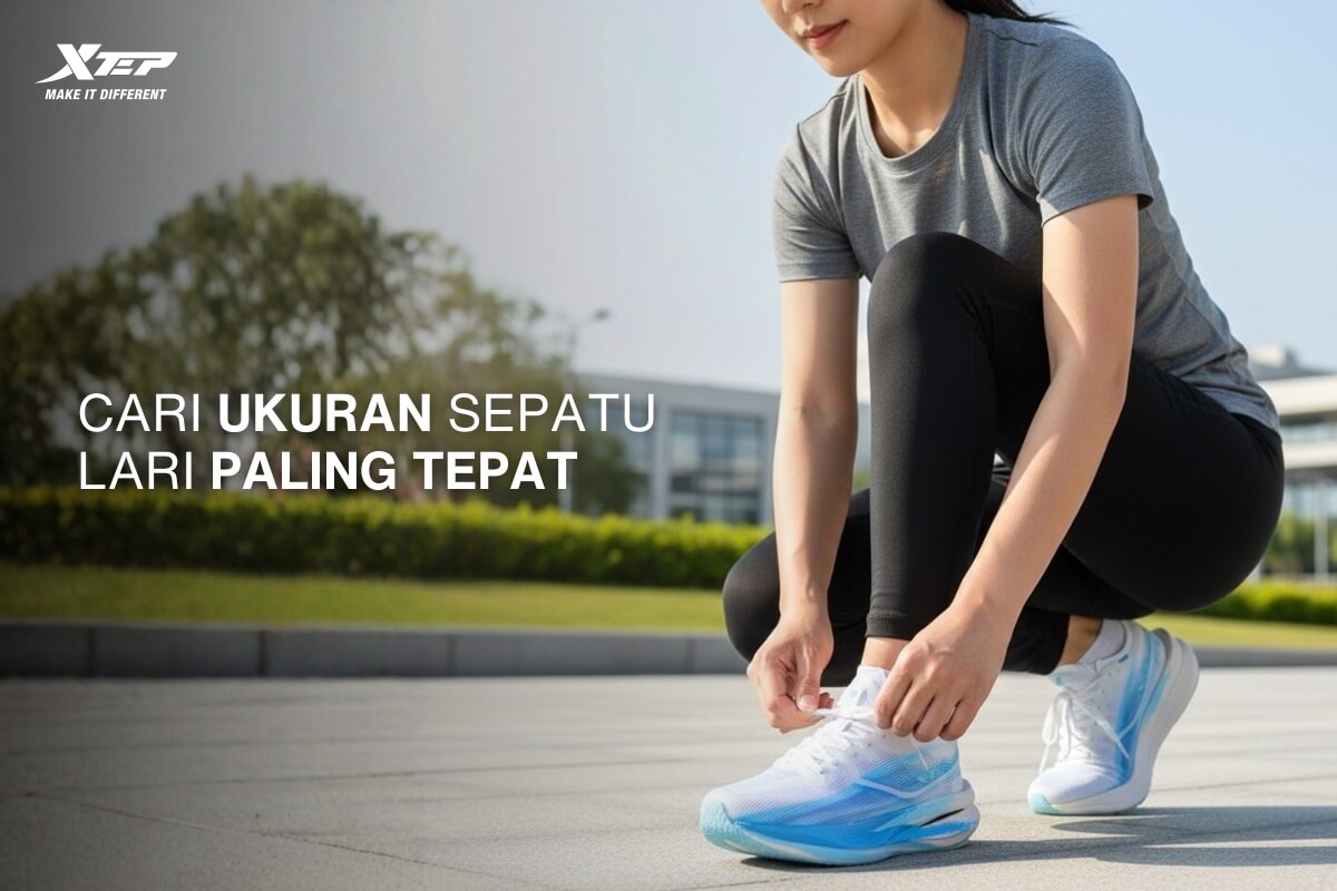 ukuran sepatu lari