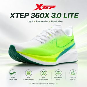 XTEP 360X 3.0 LITE Sepatu Lari Pria Original Running Shoes Sneakers Olahraga Training Outdoor Size 39-44