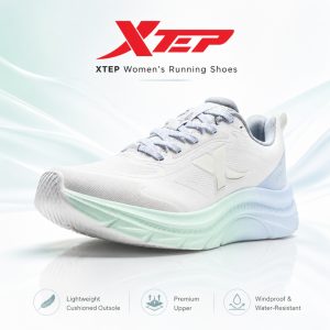 XTEP Sepatu Lari Wanita Original Running Shoes Sneakers Olahraga Training Outdoor Waterproof Size 36-40